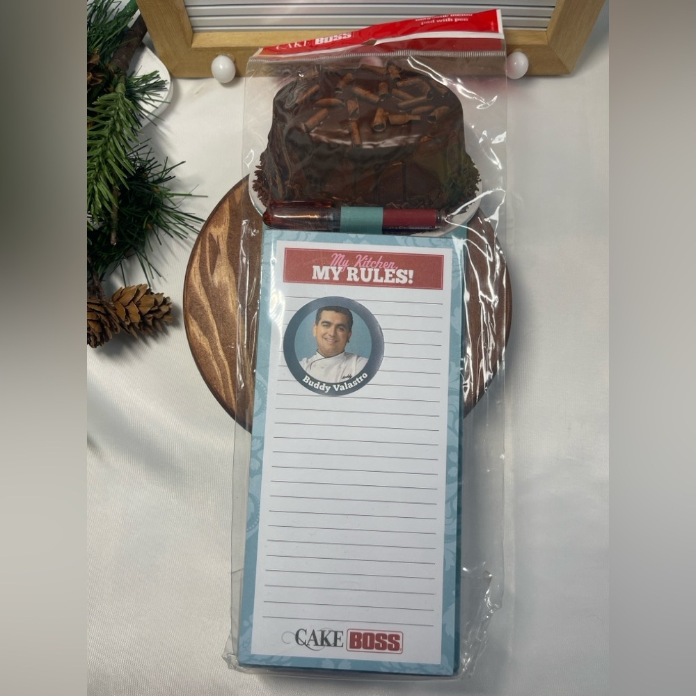 Cake Boss Notepad with Pen